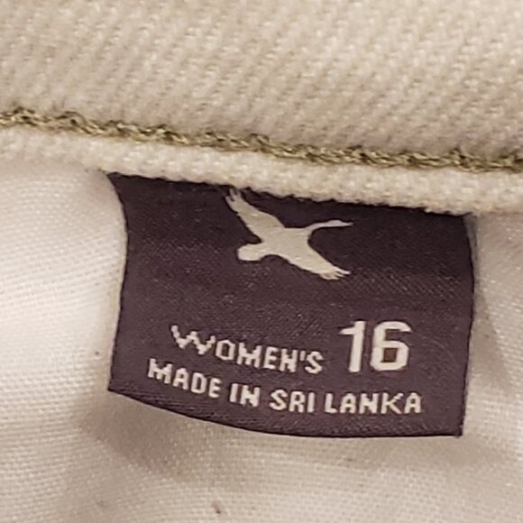 Eddie Bower Boyfriend Crop Jeans, Size:  16 - Picture 12 of 13